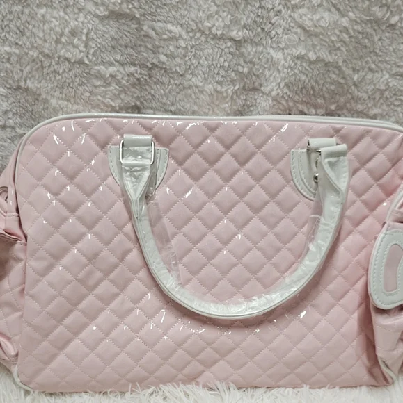 Hello Kitty Sanrio Travel Bag Hand Carry Luggage Cute Gym Bag Kawaii Y2K Pink - Picture 7 of 14